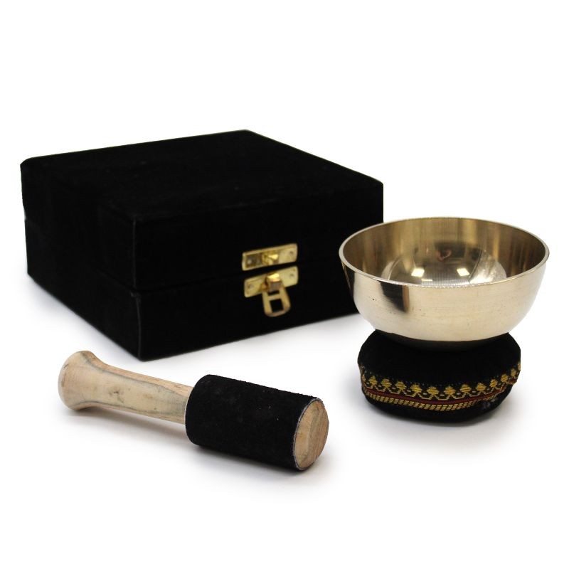 Taça Tibetana de Bronze — Set 9cm (TIB-53)
