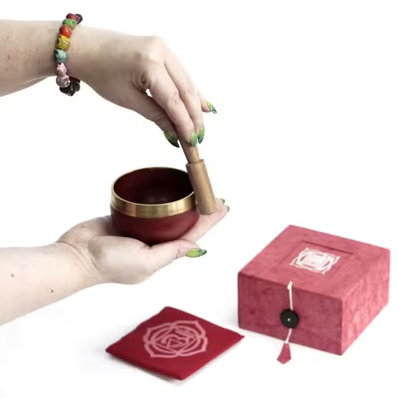 Set de Taça Tibetana — Bronze (TIBS-06A)